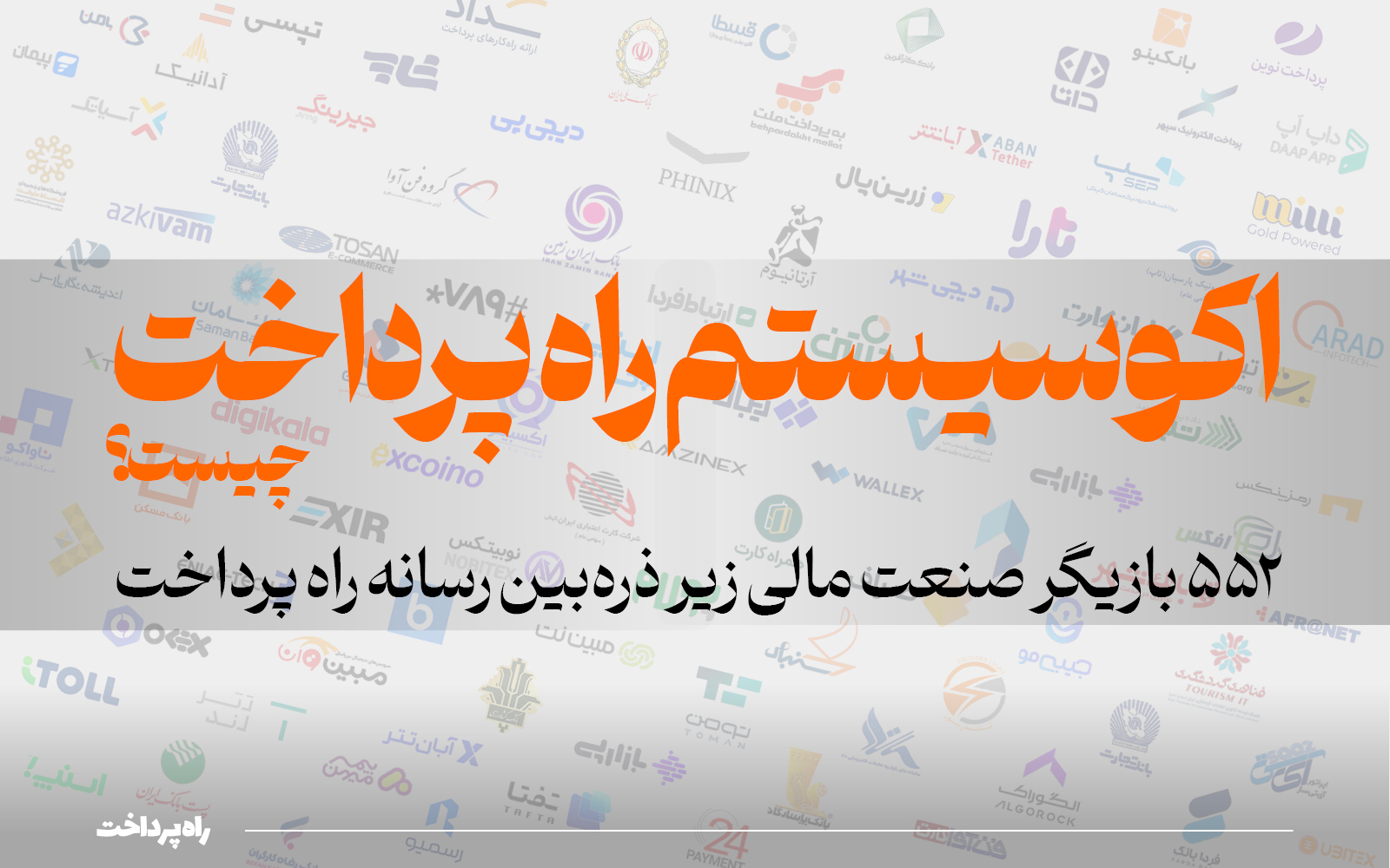 «اکوسیستم راه پرداخت» چیست؟ / ۵۵۲ بازیگر صنعت مالی زیر ذره‌بین راه پرداخت