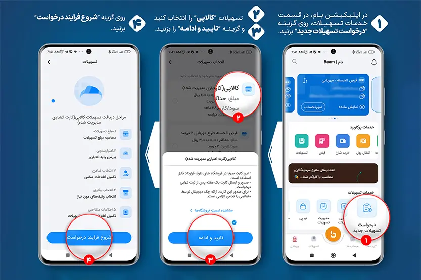 «کالاپی»، کارت اعتباری ۲۰۰ میلیونی بانک ملی بدون نیاز به مراجعه حضوری